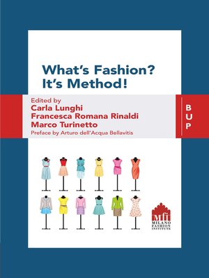 cover image of What's Fashion? It's Method!